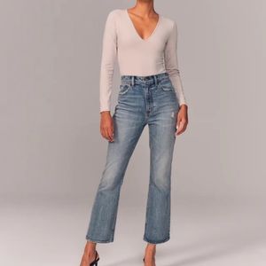 Abercrombie and Fitch Ultra High Rise Kick Flare Jeans